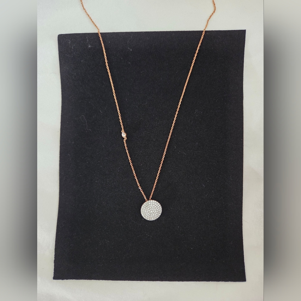 SET, New Michael Kors Rose Gold And CZ SET (Neckalace and Bracelet)